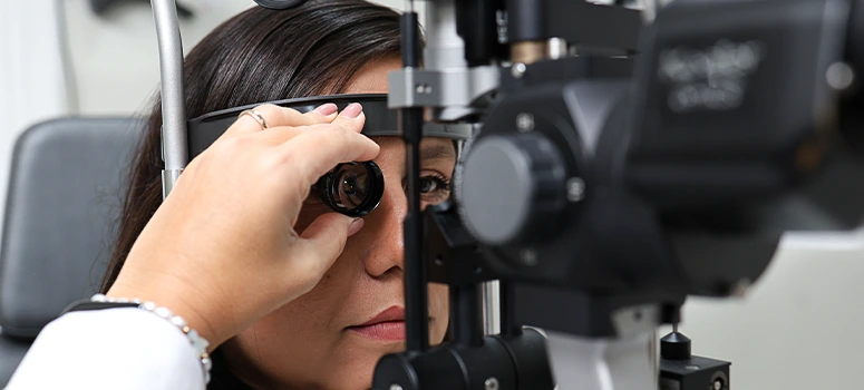 procedimento para diagnostico oftalmologico