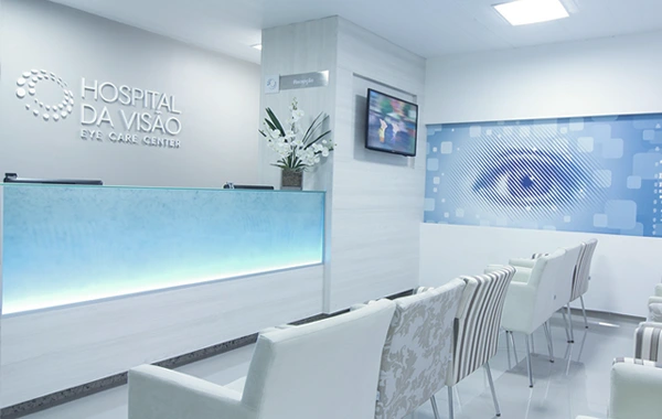 recepcao da unidade do hospital da visao